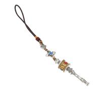 BESTYASH Colgante Étnico Tibetano De Aleación 6 Palabras Sagradas Decorativo Para Bolso y Coche Estilo Tradicional Unisex Uso Interior y Exterior Tamaño Mediano