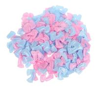 BESTYASH Confeti de Huellas para Revelación de Género 200 Piezas Confeti Decorativo Rosa y Azul Accesorios para Shower y Juegos de Celebración Decoración de Mesa para Fiesta de Ñiño