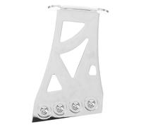 BESTYASH Cordal de Banjo de 4 Cuerdas en Metal Plata, Fácil de Instalar y Ligero, Accesorio Clásico para Reparación y Mejora del Tono en Banjo