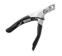 BESTYASH Cortaúñas Tipo U de Acero Inoxidable para Uñas Gruesas y Uñas Postizas, Tamaño 12.5X8X2 CM, Corte, Mango Cómodo, Adecuado para Salón y Uso en Casa