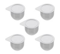 BESTYASH Crisol de Níquel Tapa 30ml Resistente a Ácidos y Buen Aislamiento para Industria Farmacéutica y Química Pack de 5 Piezas