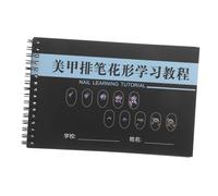 BESTYASH Cuaderno De Práctica Para Uñas Con Plantillas Variadas Para Técnicos Libro De Dibujo y Aprendizaje De Manicura Portátil Para Practicar Técnicas y Estilos Personalizados