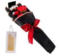 BESTYASH De Flores De Jabón Rosa Aromáticas Con Graduación y Bolsa Decoración Para Celebraciones y Fotografía