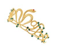 BESTYASH De Serpiente Egipcia Tiara Con Brillantes Diamantes De Imitación - Tocado Estilo Egipcio Retro - Accesorios Para Disfraces De Halloween - Tocados De Mujer