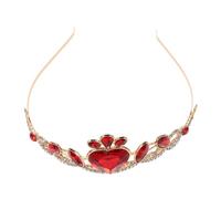 BESTYASH Diadema Con Diadema Con De Diamantes De Imitación De Princesa Con Diseño De Corazón Para Novia - Tiara Nupcial Para Boda Accesorio Para El Cabello Para Fiestas Y