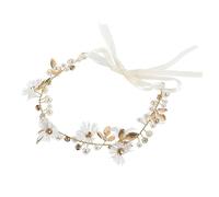 BESTYASH Diadema Corona De Cinta Para Tocado De Boda Tocado Para Vestido De Novia Guirnalda Accesorio Brillante Para Fotos De Novia