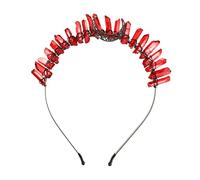 BESTYASH Diadema de Arcoíris de Cristal Tocado de Fiesta para Mujeres y Niñas Accesorios de Adorno de Cristal para Graduación de Uso en Bodas