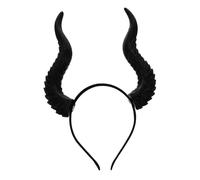 BESTYASH Diadema de Cuerno Demoníaco Cuernos para Cosplay para Halloween Accesorios Versátiles Cabello para Decoraciones de Fiestas Mascaradas y Festivales