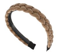 BESTYASH Diadema De Cuero Trenzada Preciosa Para Decoración De Fiestas De Niñas Adorno Cabello Trenzado Tocado Para Mujer Adorable