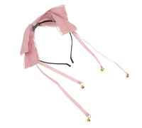 BESTYASH Diadema de Encaje con Lazo para Mujeres Adorno de Cabello Chic y Elegante Banda para Cabello con Borlas y Cinta de Lazo Accesorio de Moda para Ocasiones Especiales