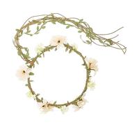 BESTYASH Diadema De Flores Para Mujer Tocado De Novia Forma De Margarita Accesorio Cabello Para Boda Decoración De Pelo Flores Secas