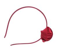 BESTYASH diadema de la vendimia banda cabello invitado chicas cordón Ropa de cabeza nupcial Ropa de cabeza de boda diadema nupcial floral para mujer boda tela no tejida rojo