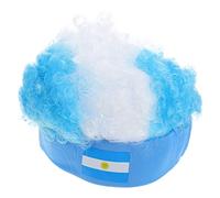 BESTYASH diadema de peluca de abanico extrañar margarina múltiple peluca colorida Beto pelucas halloween disfraz bufon peluca hombre peluca falsa de color tocado de pelo falso fibra química