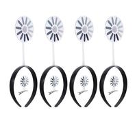 BESTYASH Diadema Giratoria Forma de Cerebro y Pinzas Cabello Set de 8 Piezas de Plástico Accesorio Divertido para Fiestas Disfraces y Sesiones Fotográficas Símbolo de Carga