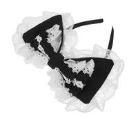 BESTYASH Diadema Lazo De Lolita Aro Pelo De Encaje Accesorio De Fiesta Cosplay Tocado Retro Para Mucama Banda Cabello Lazo Joyería Pelo