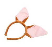 BESTYASH Diadema Orejas de Animal Peludas Realista Aro de Tela Orejas para Fiesta de Navidad Accesorio de Disfraz de Vida Silvestre