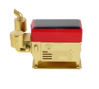 BESTYASH Difusor Solar Portátil para Coche Diseño Tractor Retro Ambientador de Aromaterapia para Vehículos Difusor de Fragancias Decorativo en Color Oro Aire Fresco para Tractor y
