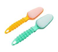 BESTYASH Escofina para Pies de Acero Inoxidable con Tapa, 2 Piezas, Herramienta Profesional para Eliminar Tejido Muerto y Callos, Adecuado para Cuidado de Pies en Casa