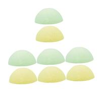 BESTYASH Esponjas De Limpieza Facial Exfoliantes De Esponjas Naturales Para Lavado Facial Suave Y Doble Para Mujer Aloe 2 Piezas X 4