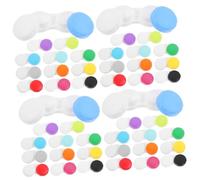 BESTYASH Estuche para Lentes De Contacto Adorable Organizador De Lentes Caso Claro Ojo Porta Lentes De Contacto De Viaje Exquisito Soporte para Lentes De Contacto 12 Piezas X 4
