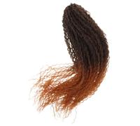 BESTYASH Extensiones de Pelo Trenzado Brasileño Fibra Sintética Alta Temperatura Rizado Ondulado para Trenzas Afro Crochet Micro Braids