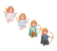 BESTYASH Figuras de Princesas y Príncipes Miniatura 4 Piezas Adornos de Coleccionables para Decoración de Mesa en Bodas y San Valentín Estatuas de Resina para Centros de Compromiso