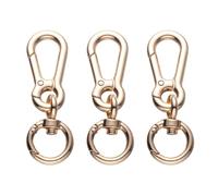 BESTYASH Hebillas Metálicas para Correas de Perro, 3 Piezas de Aleación de Zinc en Color Dorado Claro, Accesorios Resistentes para Collares y Correas de Mascotas, Ideales para Uso Diario