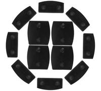 BESTYASH Hebillas para Listones de Cama de Plástico 57mm Soporte Fijo para Marcos de Madera 24 Piezas Single 12 Piezas Doble Reparación Muebles Hogar