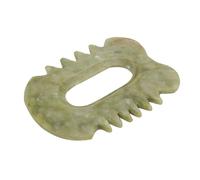 BESTYASH Herramienta Gua Sha Facial Rodillo De Jade Placa De Masaje Beneficioso Fácil De Sostener