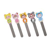 BESTYASH Juego De 5 Piezas Lima De Uñas Clavo Lado Más Grueso Uña Del Dedo Del Pie Manicura Las Uñas Para Cortador Limas De Búfer De Uñas Cortauñas Acero Inoxidable