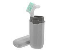 BESTYASH Juego de Cepillo para Limpieza de Dentaduras Postizas Verde Estuche de Viaje Azul Gris Kit Portátil para Cuidado E Higiene de Prótesis Dentales Herramienta Compacta para Uso