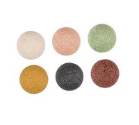 BESTYASH Juego de Esponjas Faciales Naturales 6 Piezas Esponja Limpiadora Suave y Exfoliante Eco- y Biodegradable para Tipo de Limpieza Diaria y Maquillaje