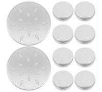 BESTYASH Kit de 10 Soportes de Aroma para Entrenamiento de Perros, Contenedores de Aluminio Tapa para Mejorar Habilidades Olfativas y Reducir Presión Emocional en Adiestramiento