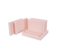 BESTYASH Kit de Modelado de Arcilla Polimérica 5 Moldes y Base, Herramientas para Laminar Tiras de 5 MM, Rodillos Medidores para Manualidades y Cerámica de Secado al Aire