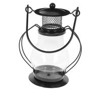 BESTYASH Lámpara de Aceite Vintage Portátil de Hierro Forjado Lámpara de Queroseno Retro para Decoración de Mesa Regalo para del Antiguo