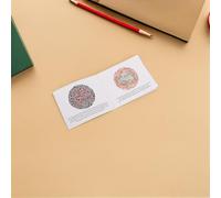 BESTYASH Libro de Gráficos para Pruebas de Daltonismo 4 Hojas Diagnóstico de Deficiencia Cromática Análisis de Color Preciso Portátil y Resistente para Evaluación Ocular Casa y Clínica