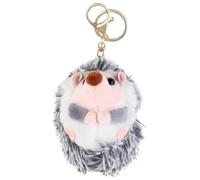 BESTYASH Llavero de Erizo Creativo de Peluche Corto de Algodón Pp, Accesorio Clave Adorable y Colgante para Bolso, Adecuado para Decorar Llaves y Bolsos Estilo