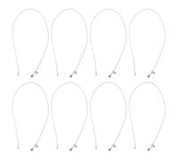 BESTYASH Manguera de Repuesto para Irrigador Dental 32' Plástico Resistente 8 Unidades Accesorios para Limpieza Oral y Sistema de Riego Bucal Doméstico Portátil
