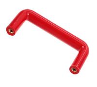 BESTYASH Manija de Baquelita en Forma de U Roja, Plástico Resistente, Rosca Interna M8, Orificios 120 Mm, Tirador Ergonómico para Puerta de Horno y Equipos Industriales, Pieza de Repuesto