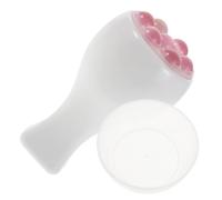 BESTYASH Masajeador De Cuarzo Rosa Rodillo Facial Portátil Para Cuidado De Piel Reduce Hinchazón y Tensión Muscular Para Viajes y Oficina