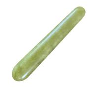 BESTYASH Masajeador de Jade Natural Verde Ligero y Fácil de Llevar, Pluma de Acupuntura para Terapia de Meridianos y Masaje Facial Eficaz