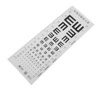 BESTYASH Medidor de Altura para Hogar Gráfico de Examen Visual Resistente y Colgante para Adultos para Detección Ocular Casa