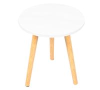 BESTYASH Mesa Auxiliar Redonda Moderna 40x40x42 Cm De Piedra Natural Titanio, Mesa De Estilo Nórdico Ligera y Práctica para Salón, Dormitorio y Balcón, Mesita Decorativa Minimalista 1 Unidad