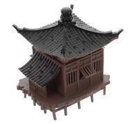 BESTYASH Micro Zen Landscape Pavilion Figurine Asian-Style Miniature Sculpture For Fish Tanks Aquariums and Bonsai Gardens Elegant Traditional Decoration For Peaceful Environments