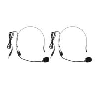 BESTYASH Micrófono Condensador Cable Montado Cabeza 2piezas para Amplificador de Voz Profesional Pequeño y Compacto Núcleo Capacitancia para Altavoz y Ordenador