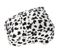 BESTYASH Mochila Escolar Peluche Estampado De Vaca Adorable, Tamaño Mediano, Material Felpa Suave, para Niñas Adolescentes, Adecuado para Colegio, Viajes y Compras