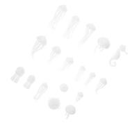 BESTYASH Molde para Resina Epoxi Rellenos 3d Realistas, Accesorios de Plástico para Manualidades DIY y Creación de Joyería en Caja de 1 Unidad