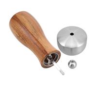 BESTYASH Molino Manual de Pimienta y Sal Núcleo Cerámico Cabezal de Acero Inoxidable y Cuerpo de Madera Natural Mecanismo para Molido Uniforme para Control de Grosor Cocina