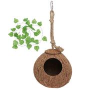 BESTYASH Nido para Mascotas Pequeñas y Cuerda de Cáñamo, Refugio Natural Que Protege y Calma en Suministros para Mascotas