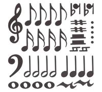 BESTYASH Notas Musicales Magnéticas para Pizarra White Imanes de Símbolos de Pentagrama Educativos para Estudiantes y Profesores de Música Doble Cara